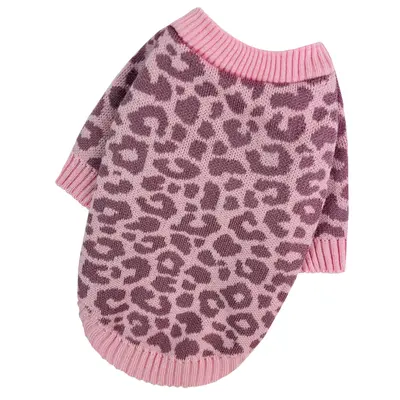 Светр в'язаний Лео рожевий Y-363