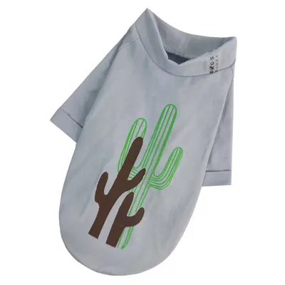 Футболка Кактус сіра F-83