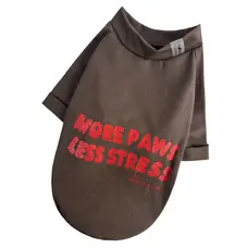 Футболка Less Stress шоколад F-99