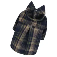 Сорочка картата неві беж RUB-66