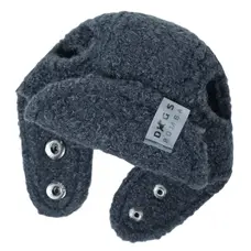 Шапка Авіатор тедді графіт S-113