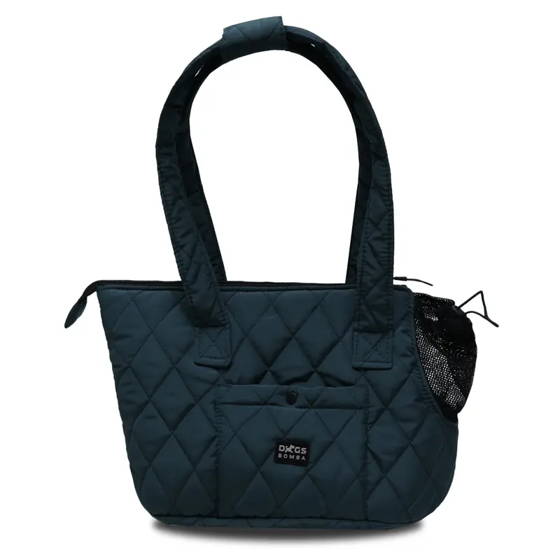 Сумка стьобана смарагд S-115