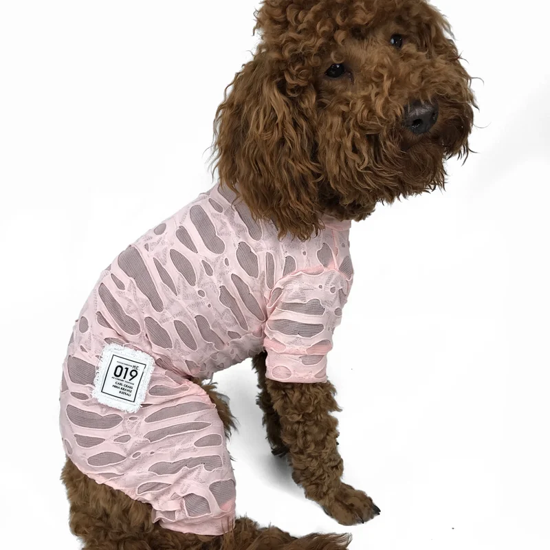 Костюм сітка Dogs Bomba рожевий D-67
