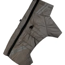 Зимовий комбінезон ДЛЯ ТАКС спорт сірий RT-30