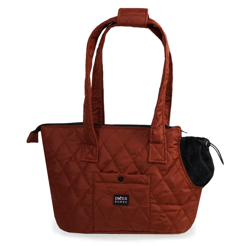 Сумка стьобана цегляна S-93