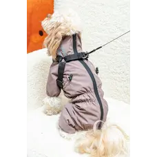 Дощовик зі шлеєю капучино MS-14