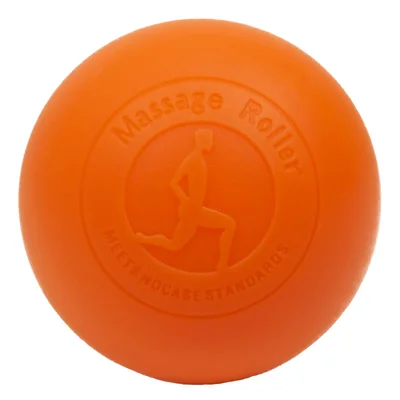 Масажний м'ячик EasyFit каучук 6.5 см помаранчевий