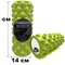 Масажний ролик EasyFit Grid Roller Extreme 33 см Салатовий