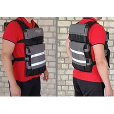 Жилет обтяжувач EasyFit Armor 18 кг набірний з кроком 0,5 кг