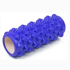 Масажний ролик EasyFit Grid Roller Extreme 33 см Синій
