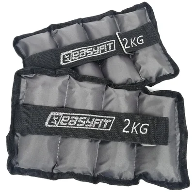 Обтяжувачі для ніг та рук з металом EasyFit Metal 2 кг (пара)