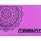 Блок для йоги EasyFit EVA з малюнком фіолетовий