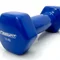 Гантель для фітнесу 1.5 кг EasyFit із вініловим покриттям синя
