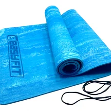 Килимок для йоги та фітнеса EasyFit PER Premium Mat 8 мм Синій