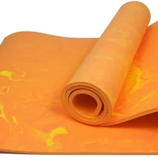 Килимок для йоги та фітнеса EasyFit PER Premium Mat 8 мм Помаранчевий
