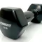 Гантель для фітнесу 3.0 кг EasyFit із вініловим покриттям чорна