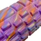 Масажний ролик EasyFit Grid Roller 33 см v.1.1 Multi Фіолетовий