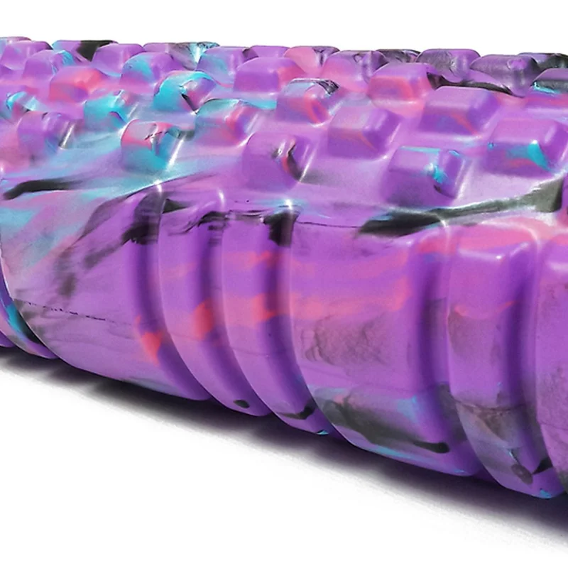 Масажний ролер EasyFit Grid Roller Multi 30 см фіолетовий