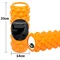 Масажний ролик EasyFit Grid Roller Extreme 33 см Помаранчевий