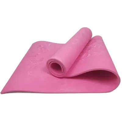 Килимок для йоги та фітнеса EasyFit PER Premium Mat 8 мм Рожевий Килимок для йоги та фітнеса EasyFit PER Premium Mat 8 мм Рожевий
