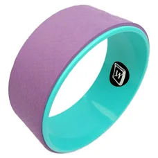 Колесо для йоги EasyFit TPE 33 см фіолетово-м'ятне