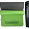 Килимок для йоги та фітнеса EasyFit TPE+TC 6мм двошаровий + Чохол зелений з чорним