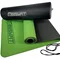 Килимок для йоги та фітнеса EasyFit TPE+TC 6мм двошаровий + Чохол зелений з чорним