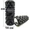 Масажний ролик EasyFit Grid Roller Extreme 33 см Чорний