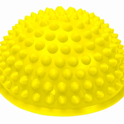 Півсфера масажна кіндербол EasyFit 15 см жорстка жовта