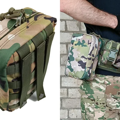 Підсумок аптечка тактична MOLLE мультикам для РПС, разгрузки або жилету