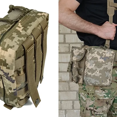 Підсумок аптечка тактична MOLLE піксель ЗСУ MM-14 для РПС, разгрузки або жилету