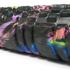 Масажний ролер EasyFit Grid Roller Multi 30 см чорний
