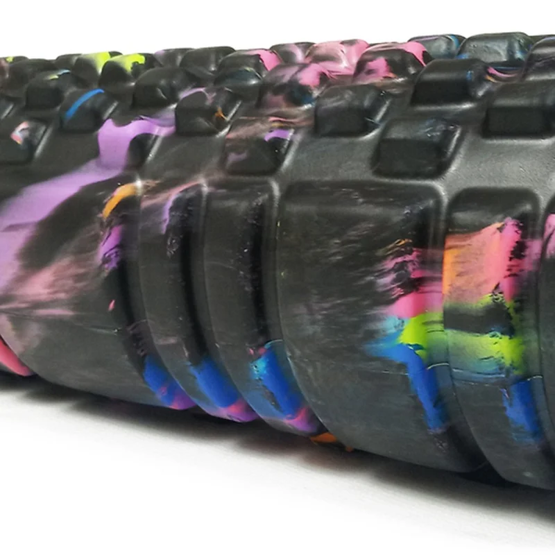 Масажний ролер EasyFit Grid Roller Multi 30 см чорний
