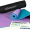 Килимок для йоги та фітнеса EasyFit TPE+TC 6мм двошаровий + Чохол фіолетовий з м'ятним