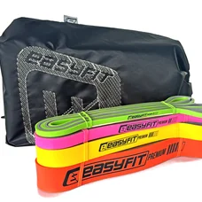 Набір двошарових резинок для підтягування EasyFit Premium 2-45 кг (4 шт)