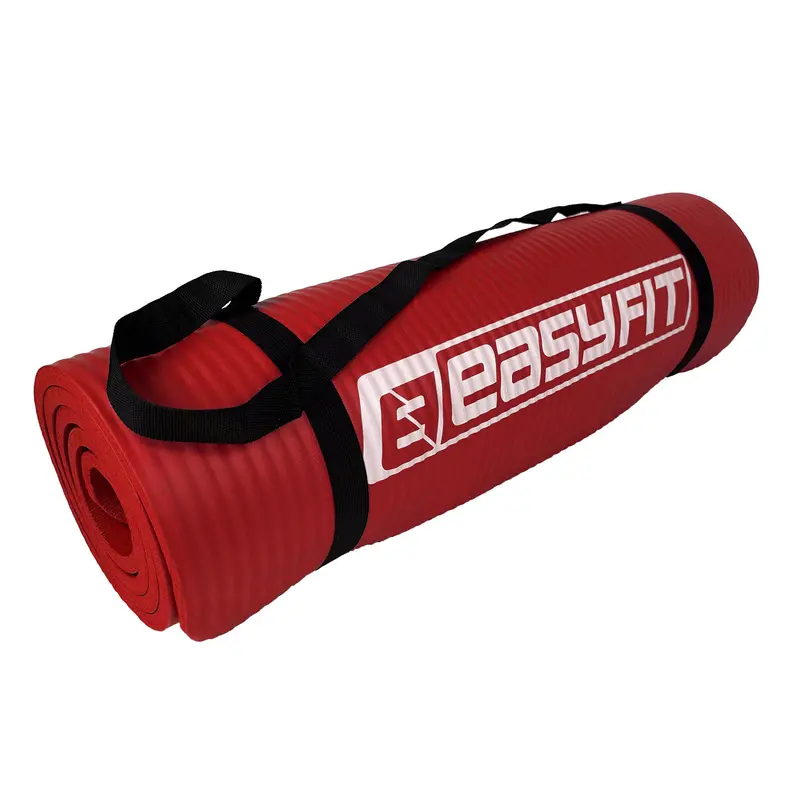 Килимок для фітнесу та йоги EasyFit NBR 10 мм Червоний Килимок для фітнесу та йоги EasyFit NBR 10 мм Червоний