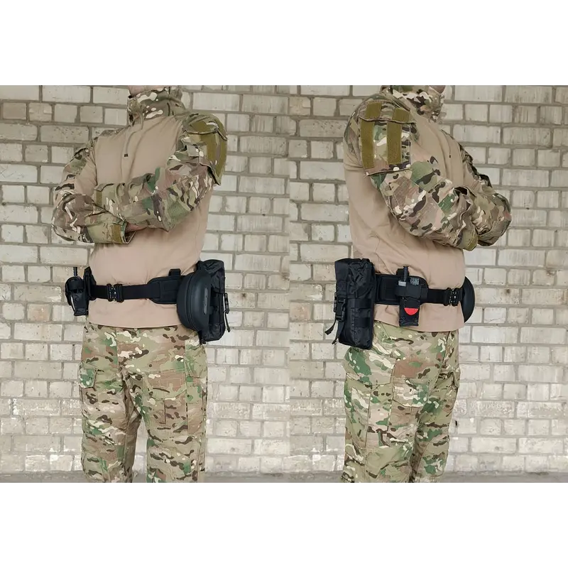 Розвантажувальний тактичний пояс РПС із кріпленням MOLLE чорний (варбелт, warbelt) Розвантажувальний тактичний пояс РПС із кріпленням MOLLE чорний (варбелт, warbelt)