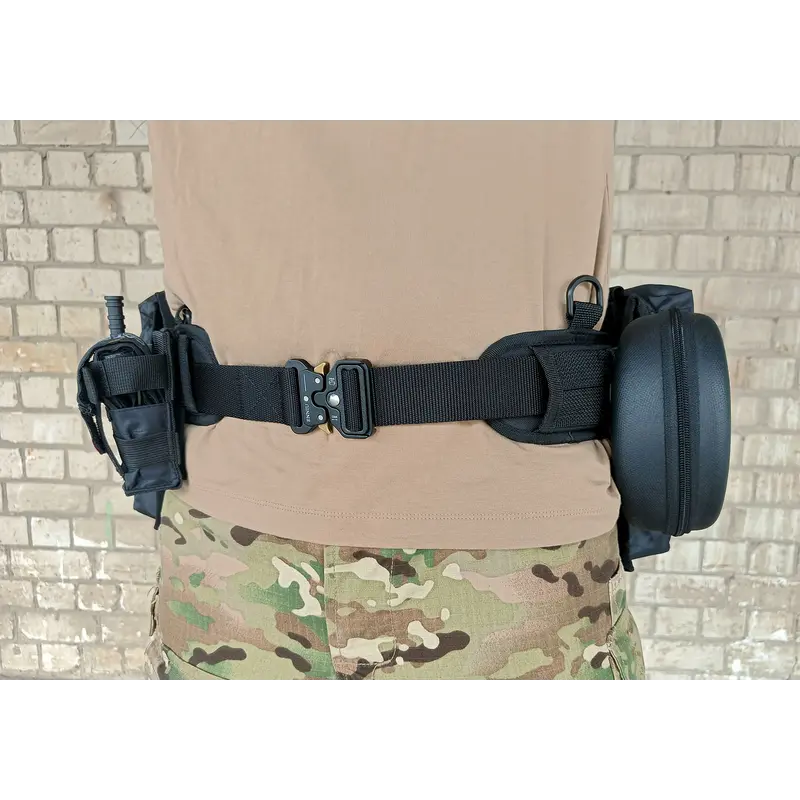 Розвантажувальний тактичний пояс РПС із кріпленням MOLLE чорний (варбелт, warbelt) Розвантажувальний тактичний пояс РПС із кріпленням MOLLE чорний (варбелт, warbelt)