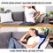 Масажний килимок Easyfit з подушкою (аплікатор Кузнєцова) Синій з білим