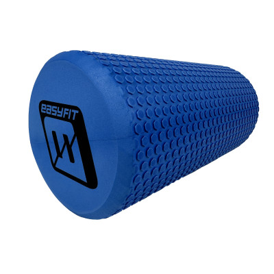 Масажний ролик EasyFit Foam Roller 30 см Синій