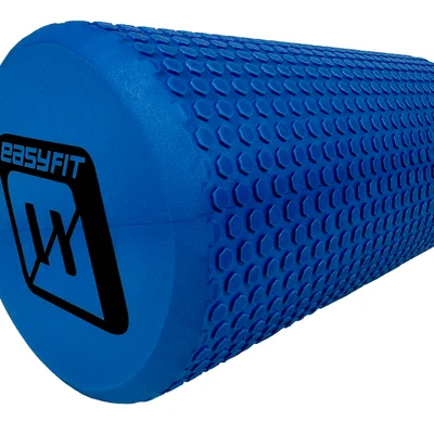 Масажний ролик EasyFit Foam Roller 30 см Синій