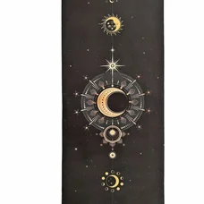 Килимок для йоги EasyFit BlackMoon (замша-каучук) чорний