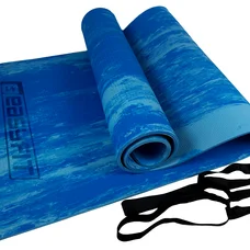 Килимок для йоги та фітнеса EasyFit s-EVA Mat 8 мм Синій
