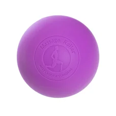 Масажний м'ячик EasyFit каучук 6.5 см фіолетовий