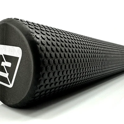 Масажний ролик EasyFit Foam Roller 90 см Чорний