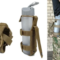 Підсумок під пляшку койот (MOLLE, підсумок на розгрузку, жилет, РПС)