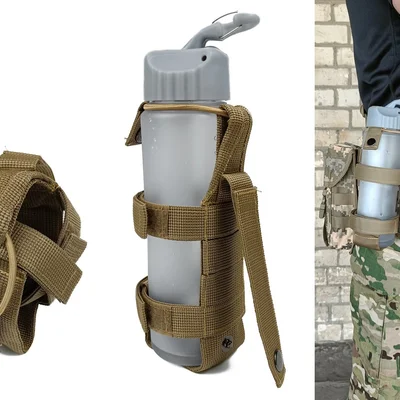 Підсумок під пляшку койот (MOLLE, підсумок на розгрузку, жилет, РПС)