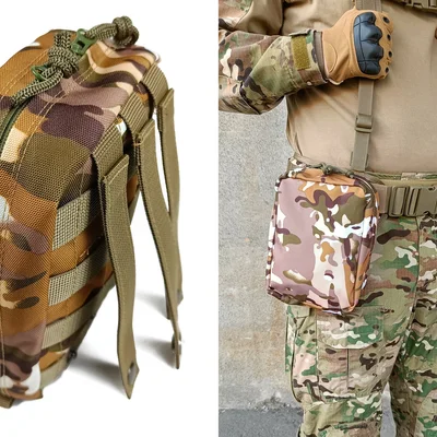 Підсумок аптечка тактична MOLLE Multicam Arid (степовий) для РПС, разгрузки або жилету