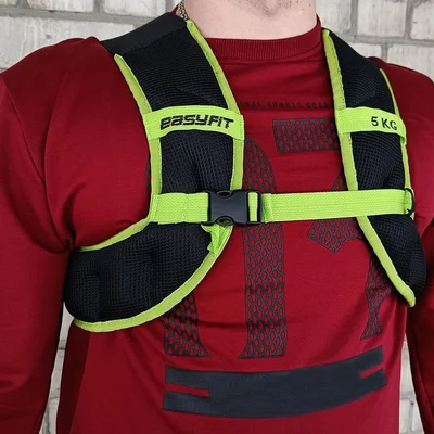 Жилет-обтяжувач EasyFit JetPack 5 кг з металевими кульками