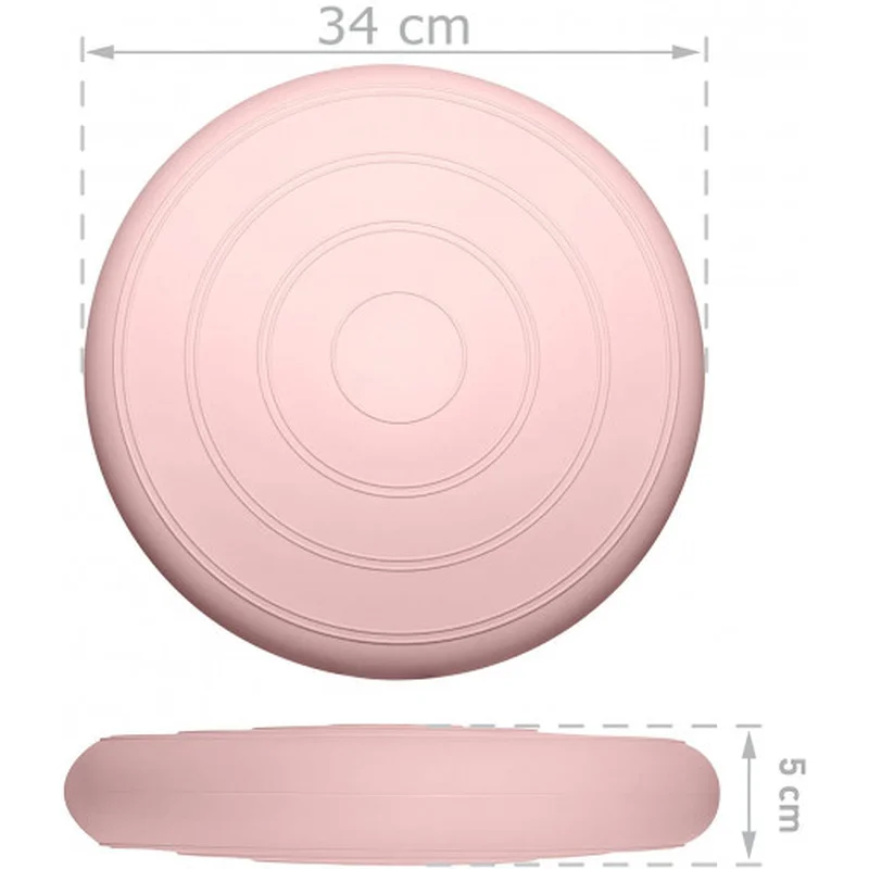 Балансувальна масажна подушка гладка EasyFit Balance Cushion Бежевий